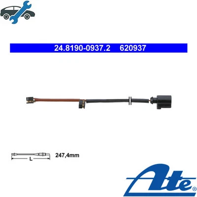 ADVERTENCIA CONTACTO PASTILLAS FRENO DESGASTE 24.8190-0937.2 PARA AUDI Q7/Van PORSCHE 5.9L 8cyl Foto 1 de 4