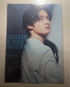 Stray Kids Lee Know Winner of Biore Mini Poster JAPAN RARE - Picture 1 of 1