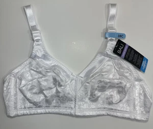 Sujetador Bali para mujer doble soporte cierre spa sin aros DF3372 blanco 38C NUEVO - Imagen 1 de 7