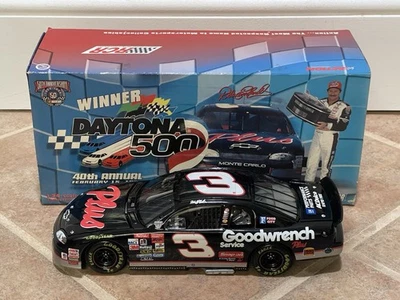 1998 Dale Earnhardt Goodwrench Monte Carlo Daytona 500 Win Action NASCAR 1/24 - Image 1 of 4