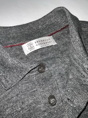 NUEVO SIN ETIQUETAS POLO BRUNELLO CUCINELLI LINO Y ALGODÓN - TALLA 54 (XL) Foto 1 de 4