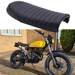 Motorcycle Cafe Racer Seat Flat Saddle For Yamaha TW125 DT175 BT125 100 Modified - Bild 1 von 12
