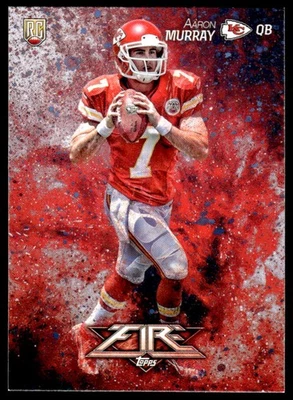 2014 Topps Fire Aaron Murray #121 Rookie Kansas City Chiefs - Image 1 of 2