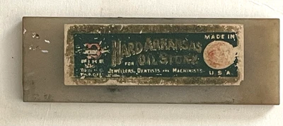 PIKE HARD ARKANSAS OILSTONE Sharpening Stone 3x1x1/4" Translucent POCKET - Image 1 of 4