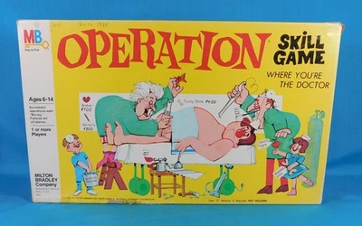 Operation Game 1965 Milton Bradley Smoking Doctor ~ Incomplete - Image 1 of 4