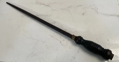 Rare 1900's Antique German Arrow F.Dick Steel Knife Round Sharpening Tool 19” - Image 1 of 4