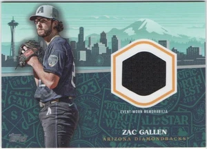 Zac Gallen 2023 Topps Update Series Baseball All-Star Stitches #ASR-ZG D-Backs - Bild 1 von 3