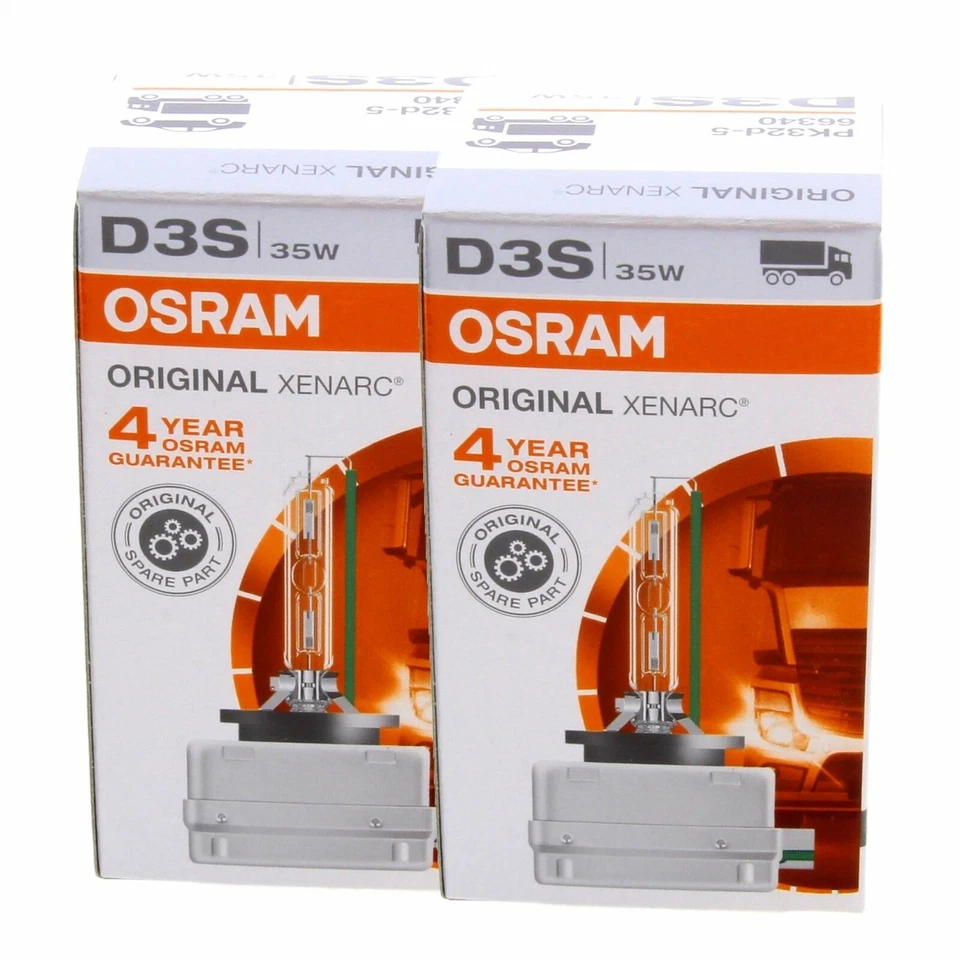 2x D3S OSRAM Autolampe Beleuchtung Original Xenarc 42V Lampe 66340 Set - Bild 1 von 1