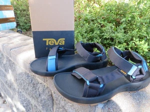 NWT Mens Black & Blue Teva Hydratrek Sandals, 12 - Picture 1 of 3