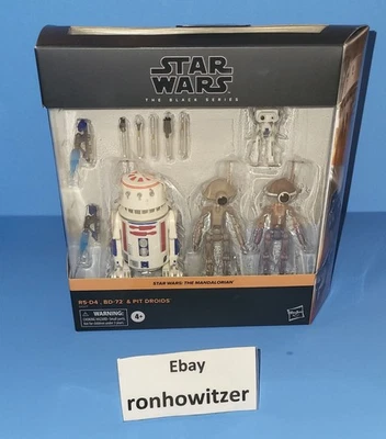 Star Wars The Black Series 6" R5-D4 Bd-72 y Pit Droids Pack Mandalorian Series... Foto 1 de 4