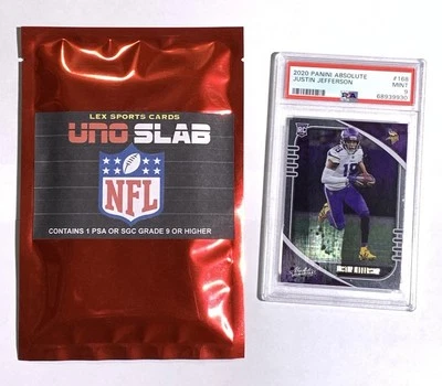 NFL Football UNO SLAB MINT PSA or SGC Graded Card 9/10 GRADES FREE SHIPPING - Image 1 of 4