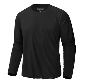 Sun Shirts for Men UPF 50 Long Sleeve Men Hiking UV Sun Protection Long Sleev... - Picture 1 of 7