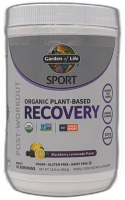 *2026-10-31* Garden Of Life Deporte Vegano Post Entrenamiento Recuperación Muscular Polvo Para Foto 1 de 4