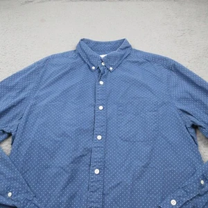 American Eagle Hemd Herren Large Blau Langarm Knopfleiste Preppy - Bild 1 von 8