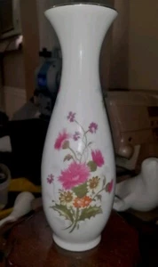 Vintage American Ruben Porcelain Hand Painted Thistle Flower Bud Vase - Picture 1 of 6