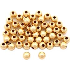 50 Pcs 14k Gold Filled Ball Beads 3mm