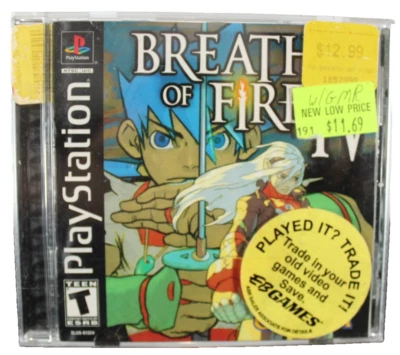 Sony PlayStation 1: Breath of Fire IV ( 2000) CIB - Image 1 of 4