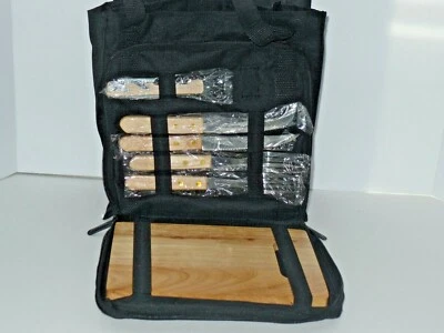 Sally Beauty Supply picnic case w/cutting board and utensils/ never used - Image 1 of 4