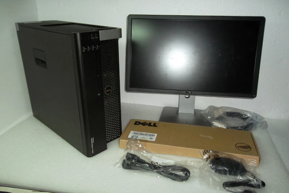 Dell T3600 Precision Workstation Intel E5-1620 3.6GHz 16GB 500GB Wi-Fi BT w/22" - Image 1 of 4