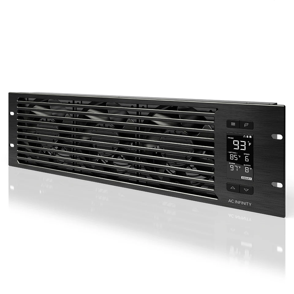 CLOUDPLATE T9-N , Rack Mount Cooling Fan Panel 3U Intake, AV Equipment 19" Rack - Image 1 of 4