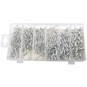 Boquillas de herramienta de remache Pop Pot 2,4 mm - 4,8 mm con 320 remaches de aluminio surtidos - Imagen 1 de 7