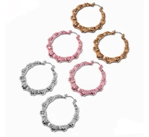  Mean Girls™ x Claire's Mixed Metal Plated Hoop Earrings - 3 Pack - Picture 1 of 4