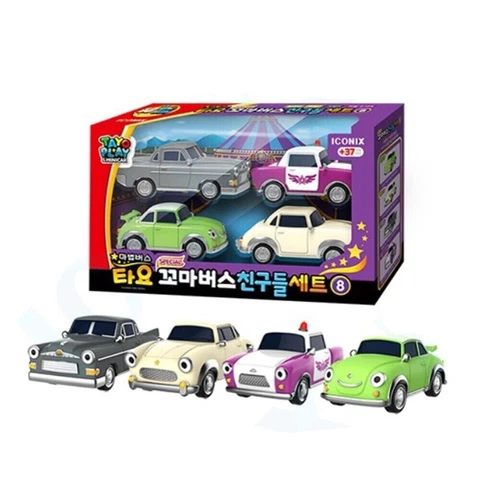 Tayo The Little Bus Friends Special Set 8 (Melody, Bird, Grey, Magic) Cover