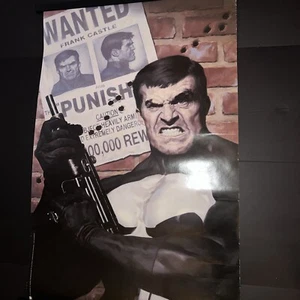 THE PUNISHER Frank Castle Vintage Poster 1995 Marvel Comics Ent 23x35 - Picture 1 of 5