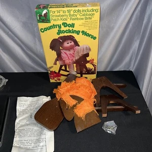 Cardinal Country Doll Wooden Rocking Horse For 14" To 18" Dolls Toy t2327 - Picture 1 of 7