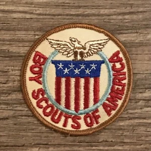 1955 Boy Scout World Jamboree USA/BSA CONTINGENT Pocket Patch :: Vintage Item! - Bild 1 von 2