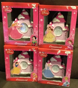 NEW Disney Princess Frame Ornaments Snow White Belle Cinderella Sleeping Beauty  - Picture 1 of 1