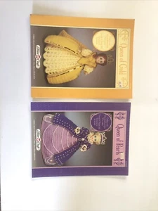 Queen of Gold Jewels & Queen Of Pearls Pattern Embellished Dress Crown + - Picture 1 of 3