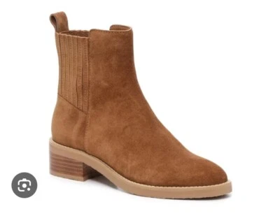 New Dolce Vita Farlin Brown Suede Boots Booties Sz 11 - Image 1 of 4