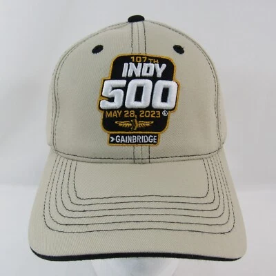 2023 Indy 500 Stone Cap 107TH Running 3D Logo Collector Hat Adjustable Strap - Image 1 of 4