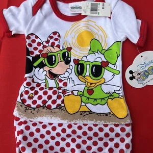 NWT Vintage  Mickey Mouse, Minnie and Daisy Set! Disney Babies 0-6 Months NOS!! - Picture 1 of 15