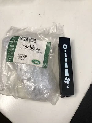 LandRover Defender Genuine Heater fan control Illumination Assembly YAZ100040 - Image 1 of 4