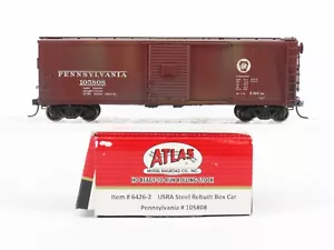 HO Scale Atlas 6426-2 PRR Pennsylvania Railroad Box Car #105808 Custom Weathered - Picture 1 of 11