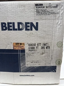 BELDEN 6302UE-877-U1000 / 6302UE877U1000 (TOTALMENTE NUEVO) - Imagen 1 de 9