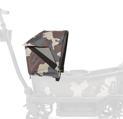 Juego de 2 toldos Veer Canopy para vagón de 2 plazas color camuflaje envío gratuito,  Foto 1 de 3