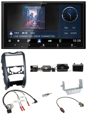 Kenwood Bluetooth 2DIN USB DAB Lenkrad Autoradio für Mini Cooper 06-14 Parksenso - Bild 1 von 4