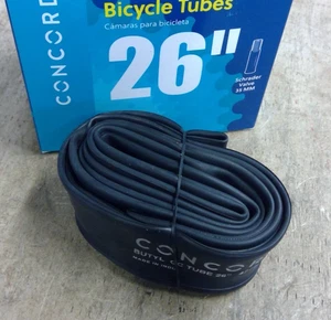 Concord 26" Bicycle Tube: Fits Tire Width 1.75" - 2.25" FREE SHIPPING - Picture 1 of 5