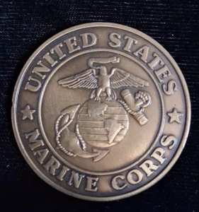 UNITED STATES MARINE CORPS SCHOOL OF INFATRY CAMPENDLETON KALIFORNIEN MEDAILLE - Bild 1 von 2