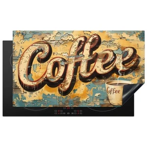 Abdeckplatte Herdabdeckplatte Induktionsmatte Küche Abdeckung Coffee - Bild 1 von 49