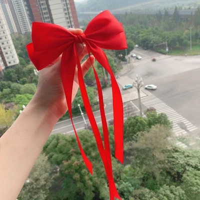 Pinza para el cabello vintage con lazo grande tendencia horquillas largas pasadores diadema mujeres Foto 1 de 4