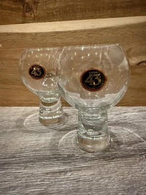  Ein Paar Likör 43 Cuarenta y Tres Likörglas 100% echt sehr guter Zustand 15 cm hoch - Bild 1 von 4