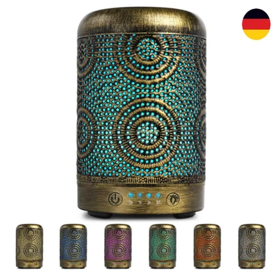 SALKING Aroma Diffuser, 100ml Metall Aromatherapie Raumduft Diffusor ätherische - Bild 1 von 4