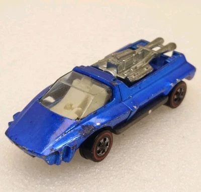 Hot Wheels Redline Hairy Hauler 1971 blu vintage - Immagine 1 di 4