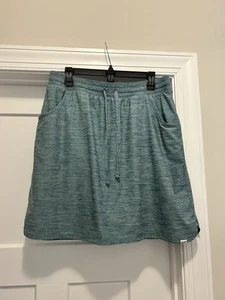 Duluth Trading Co Skort Women’s Size Large Green Pockets Stretch Outdoor Hiking - Picture 1 of 9