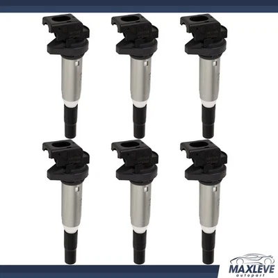 6PCS Ignition Coils For BMW 328i 2007-2013 330Ci 2002-2006 435i 2014-2016 3.0L Foto 1 de 3