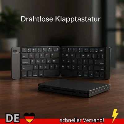 FlexiKeys 2025: Faltbare Bluetooth-Tastatur mit Tragetasche - Bild 1 von 4